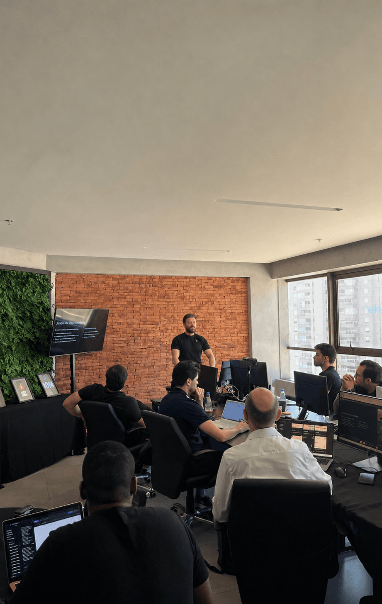 Encontro presencial Vibehub Academy em São Paulo